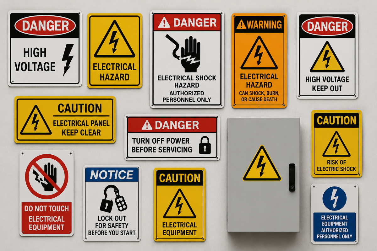 Electrical Safety Signs