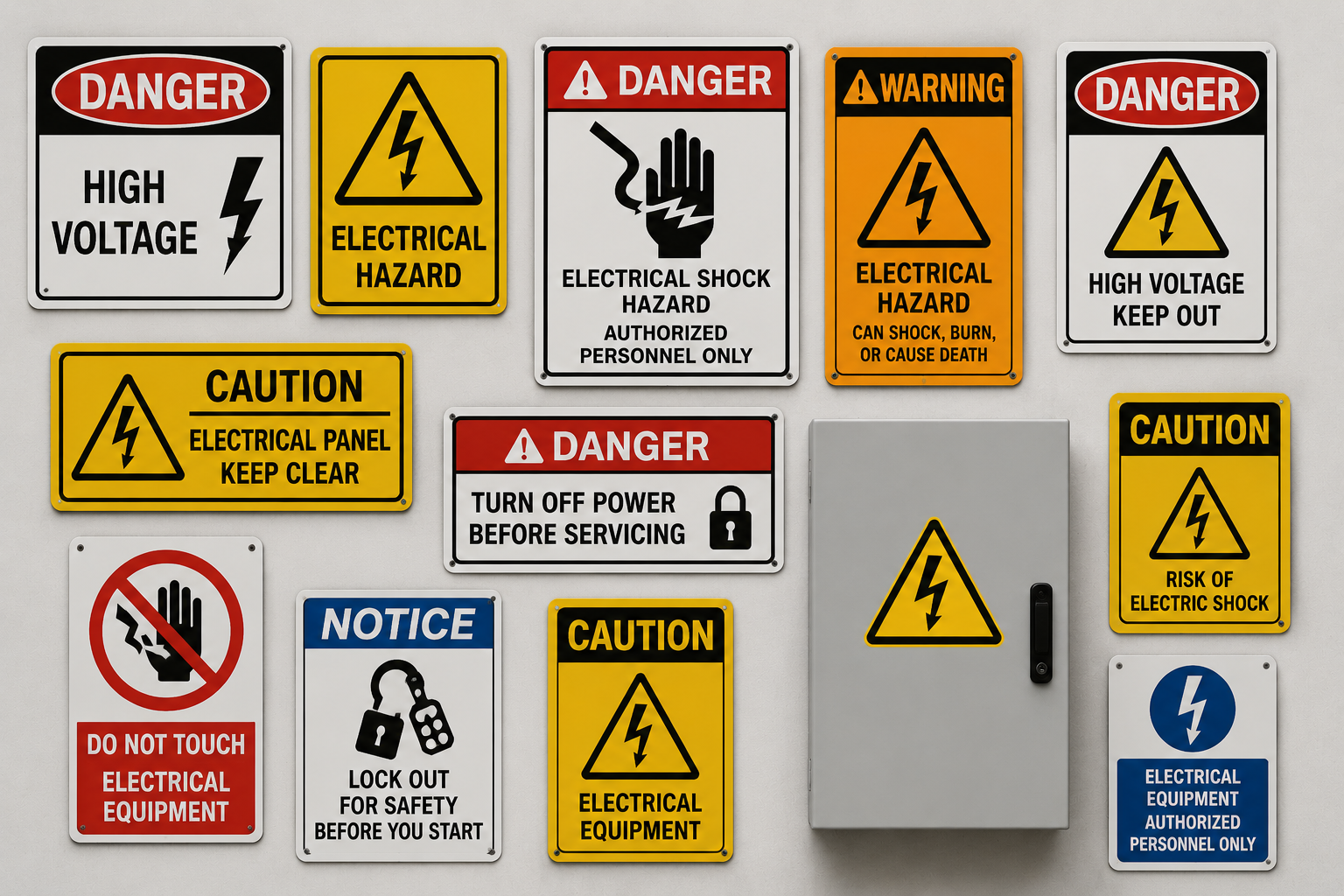 Electrical Safety Signs