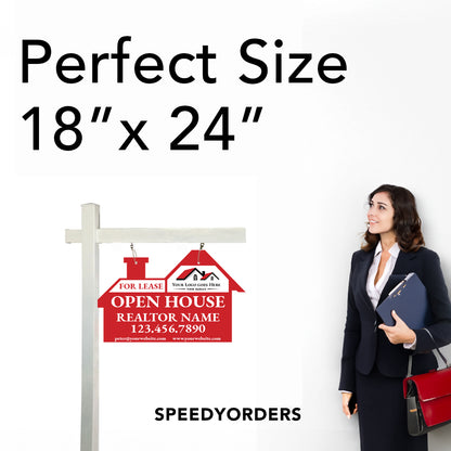Custom Metal Real Estate Agency Sign