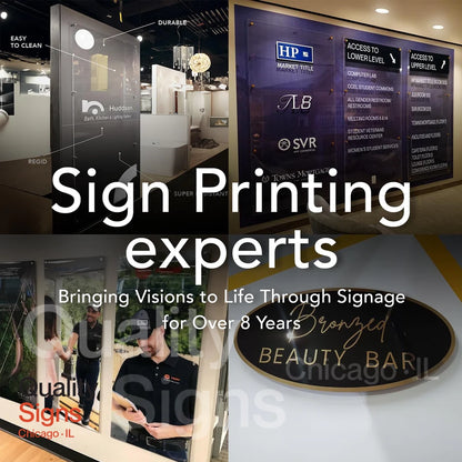 Custom Acrylic Business Sign – Quality Signs Chicago