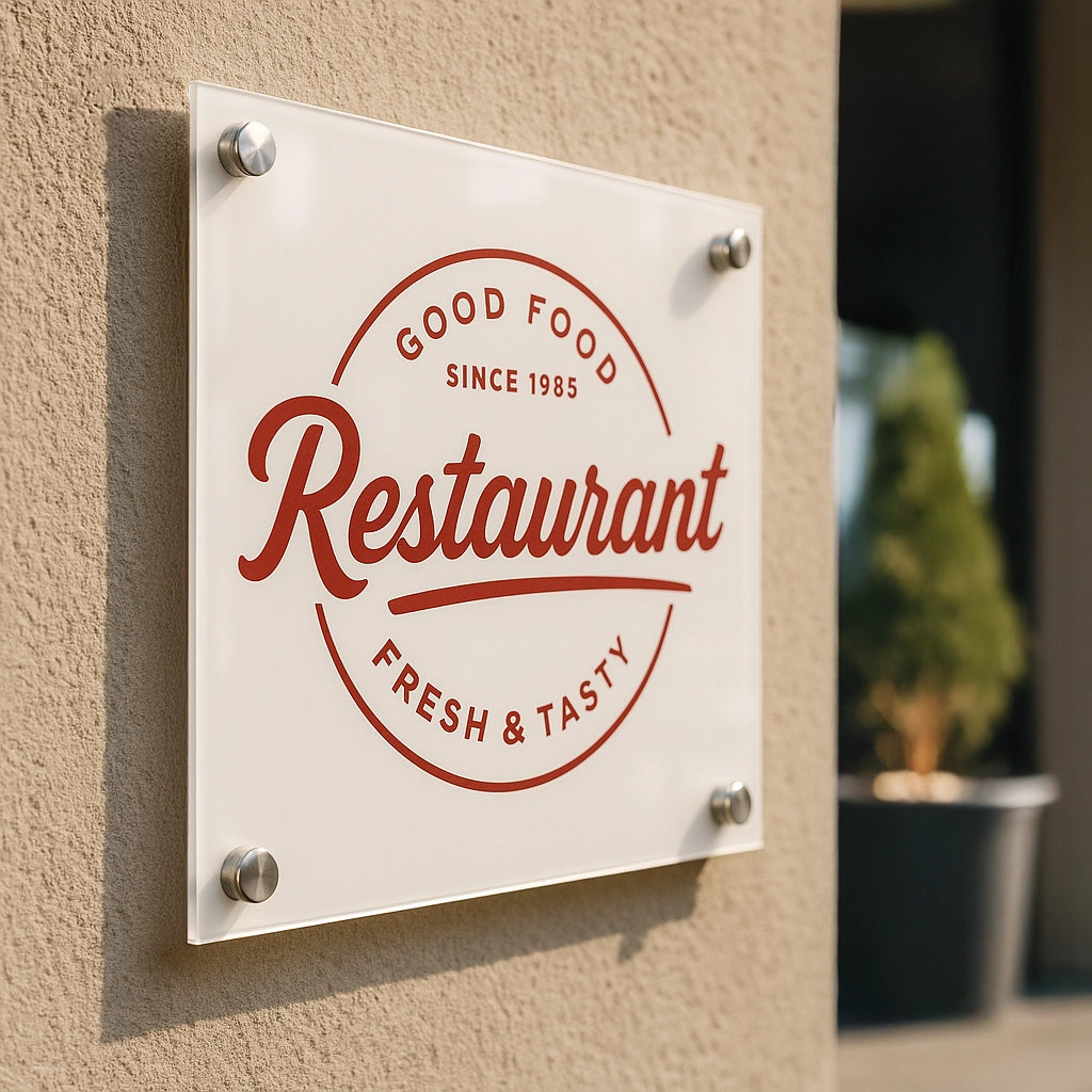Custom Acrylic Business Signs for Coffee Shops, Retail Stores & Hospitality