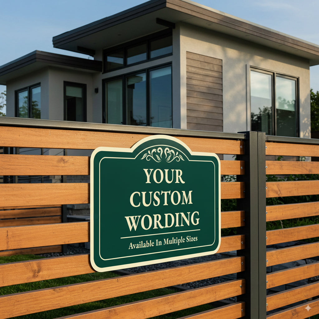Personalized Decorative Outdoor Metal Signs