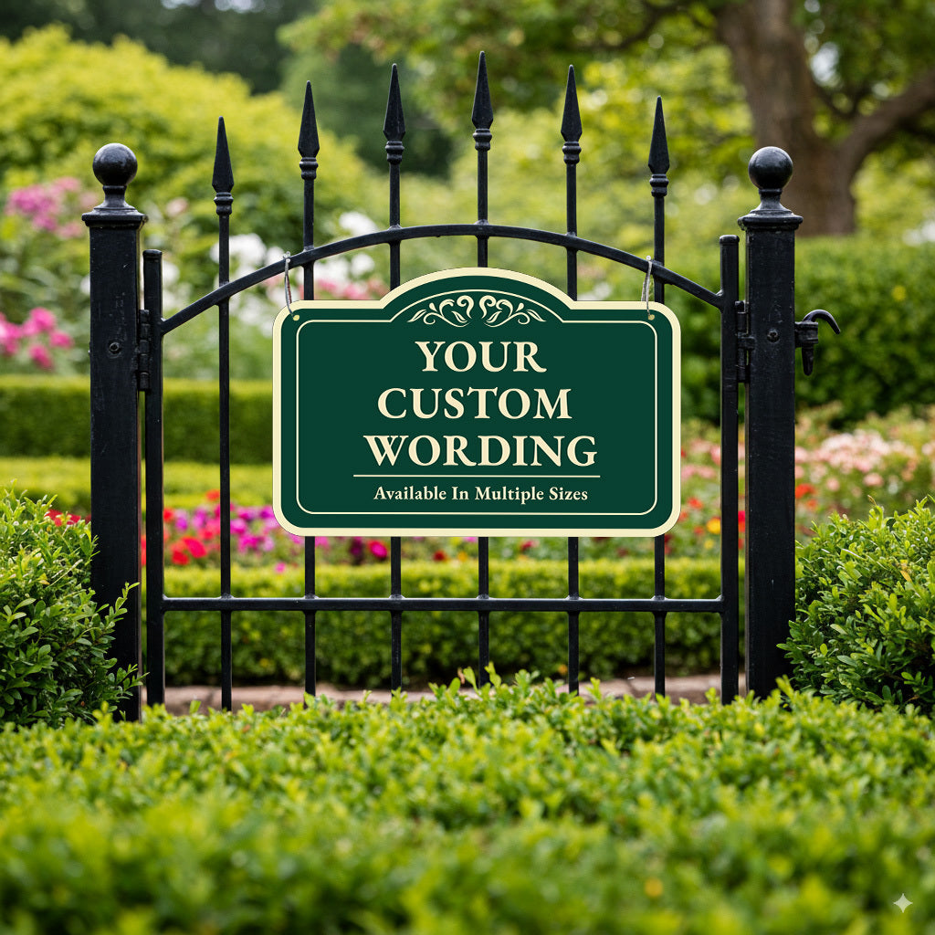 Personalized Decorative Outdoor Metal Signs