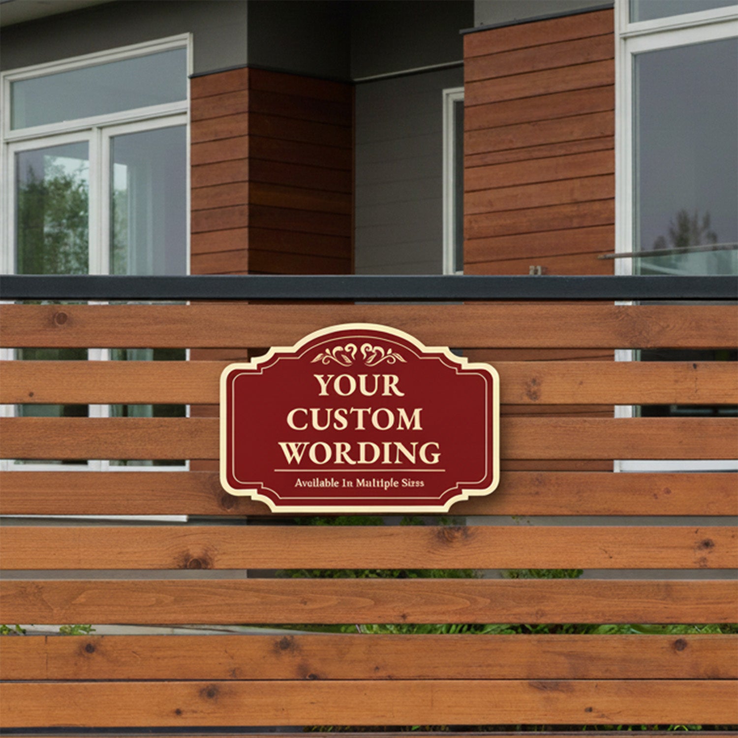 Personalized Decorative Outdoor Metal Signs
