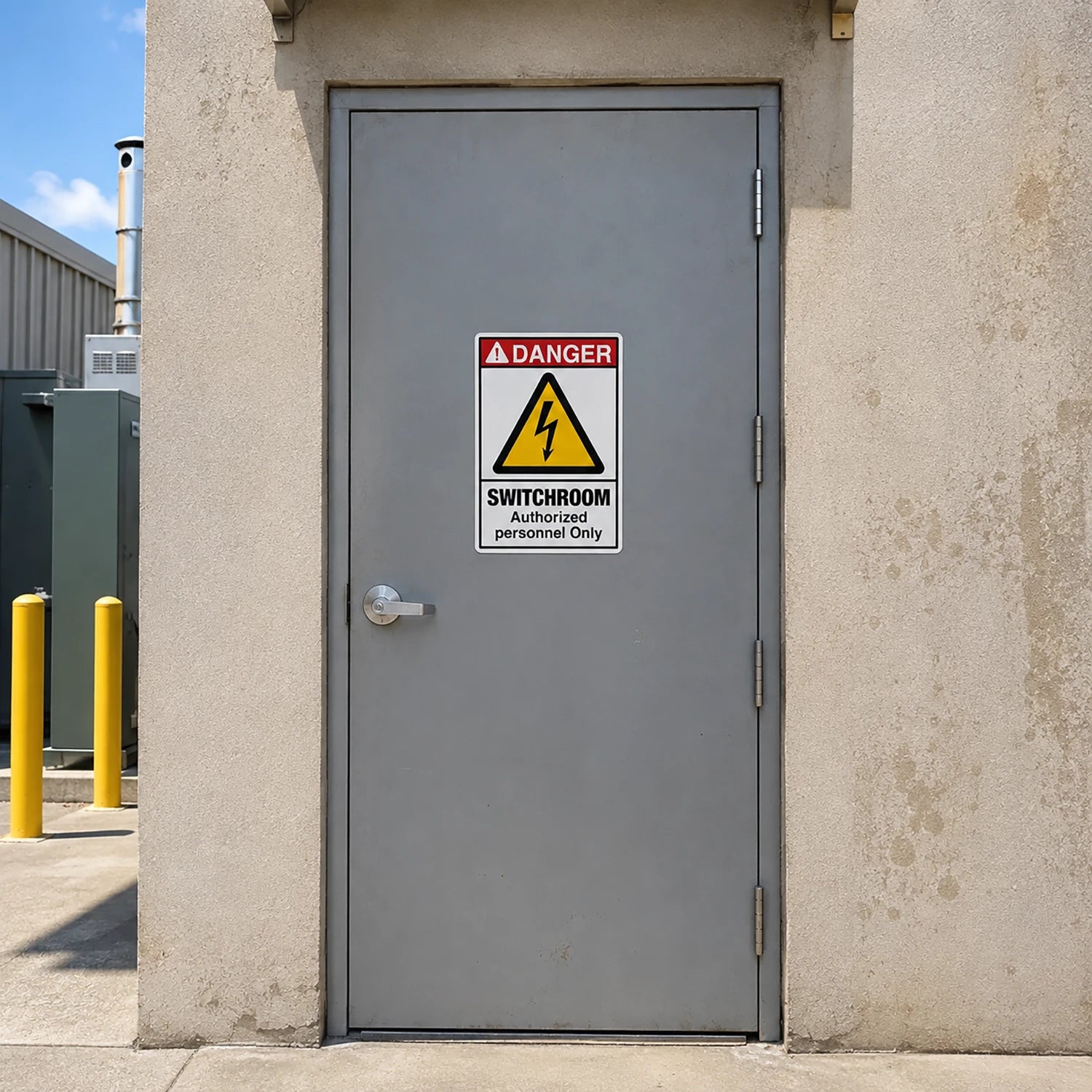 Danger Switchroom Authorized Personnel Only Sign – High Voltage Safety Sign
