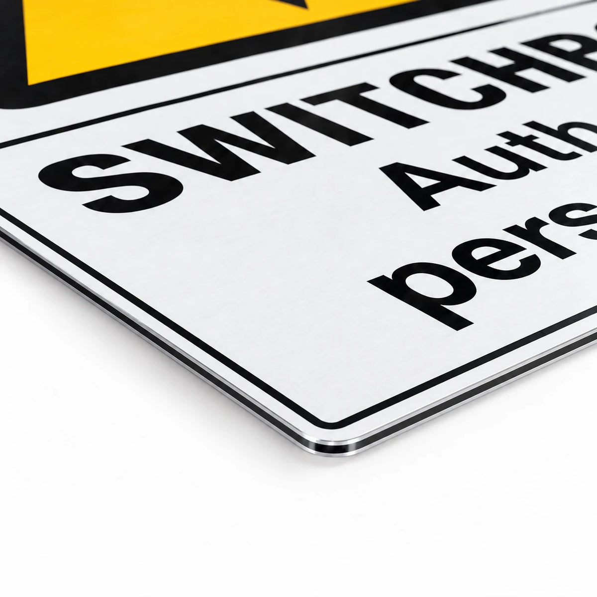 Danger Switchroom Authorized Personnel Only Sign – High Voltage Safety Sign