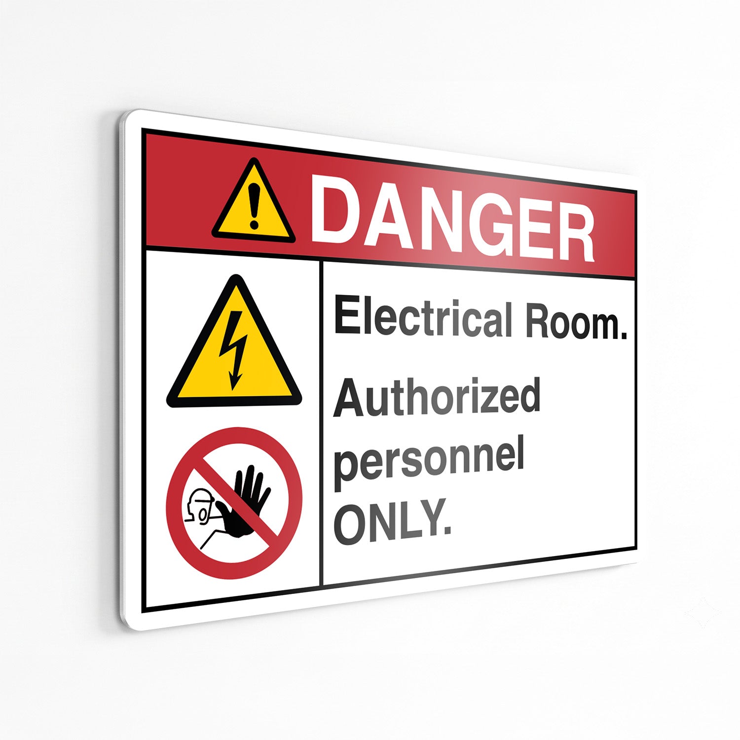 Danger Electrical Room Authorized Personnel Only Sign