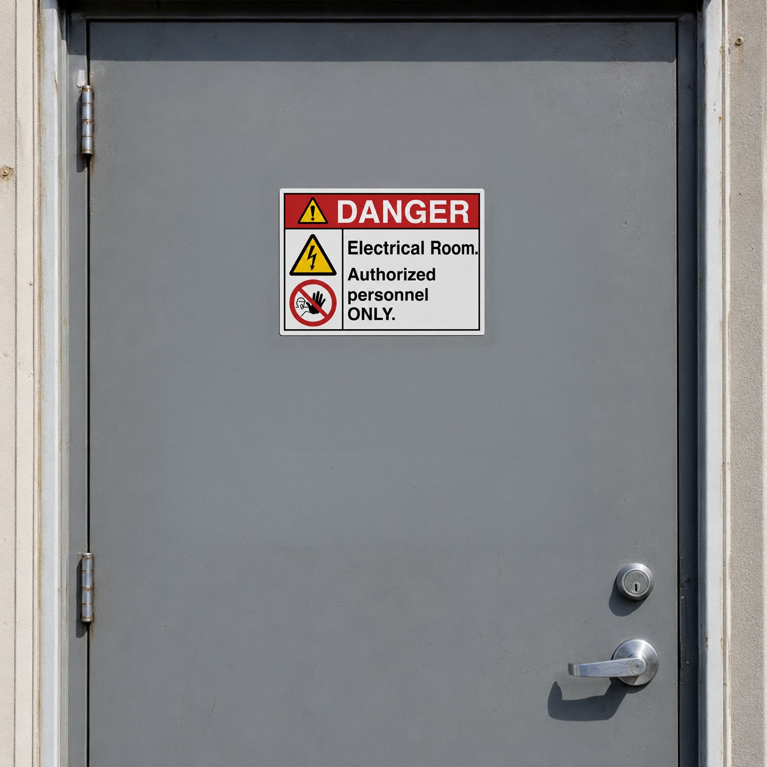 Danger Electrical Room Authorized Personnel Only Sign