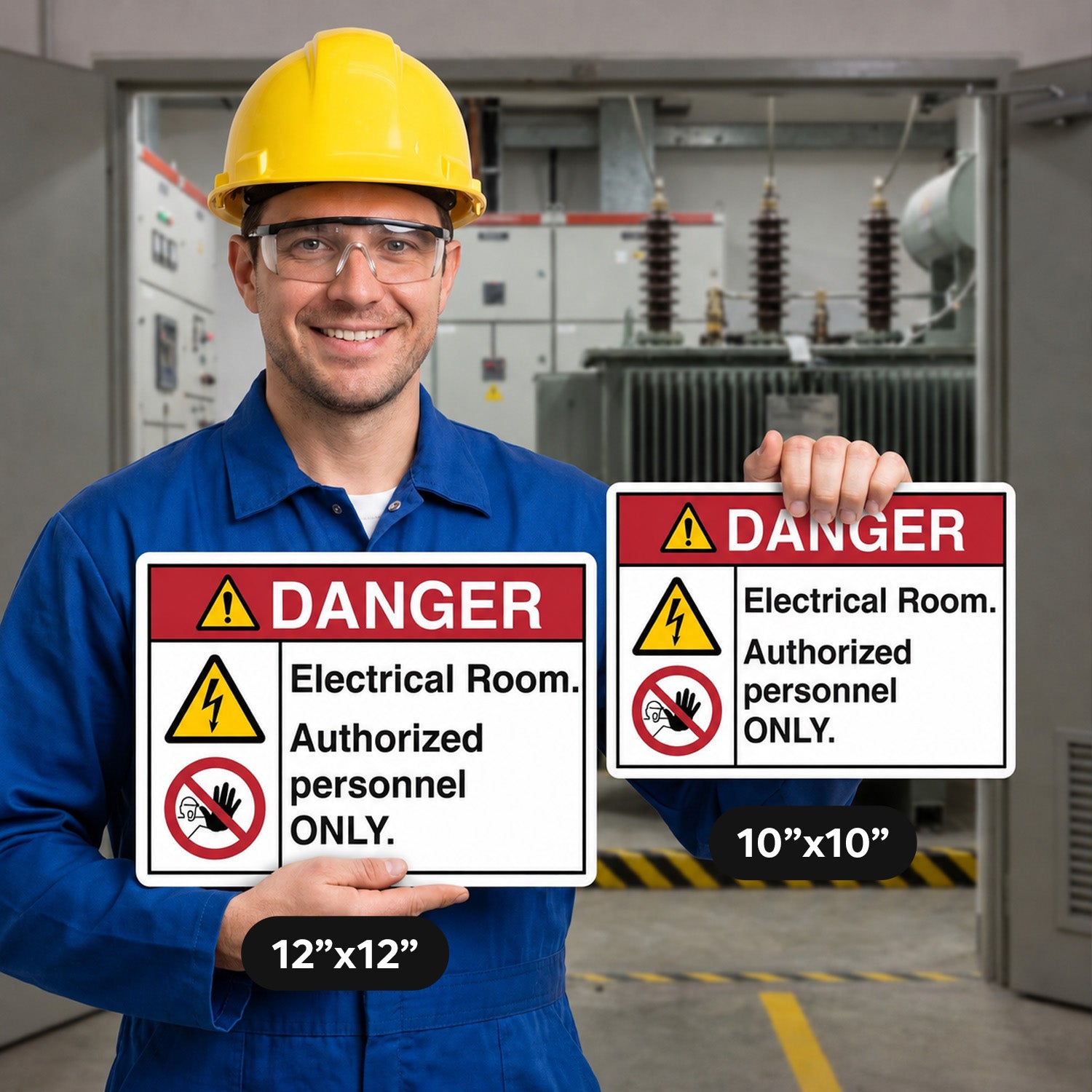 Danger Electrical Room Authorized Personnel Only Sign