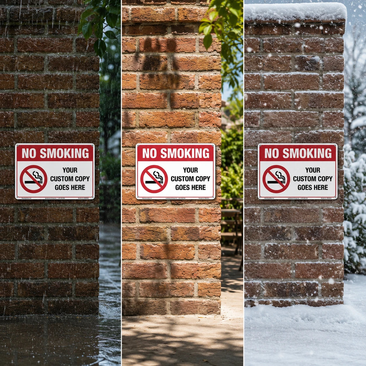 Custom No Smoking Sign — Your Custom Copy