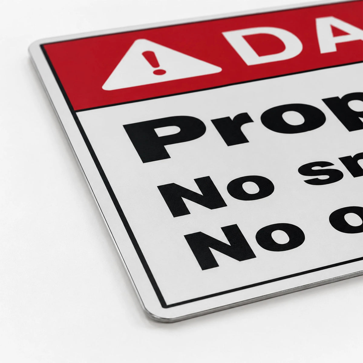 Danger — Propane. No Smoking. No Open Flames