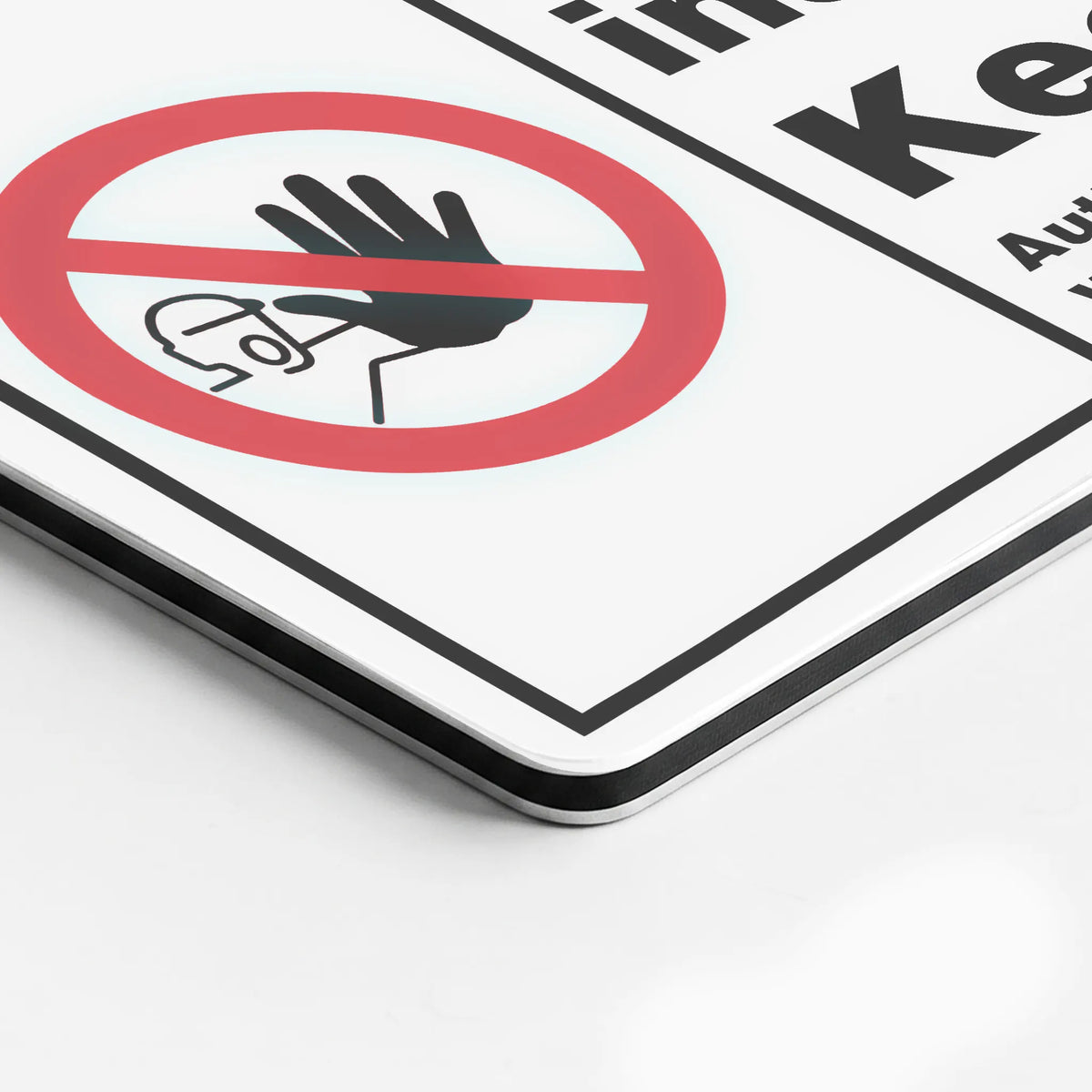 Warning — High Voltage Inside Keep Out Sign | No Access Prohibition Symbol | ANSI Z535.2-2023 | Aluminum