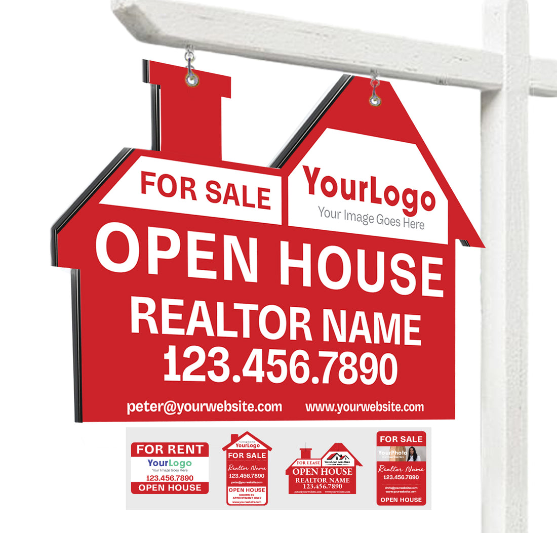 Custom Metal Real Estate Agency Sign