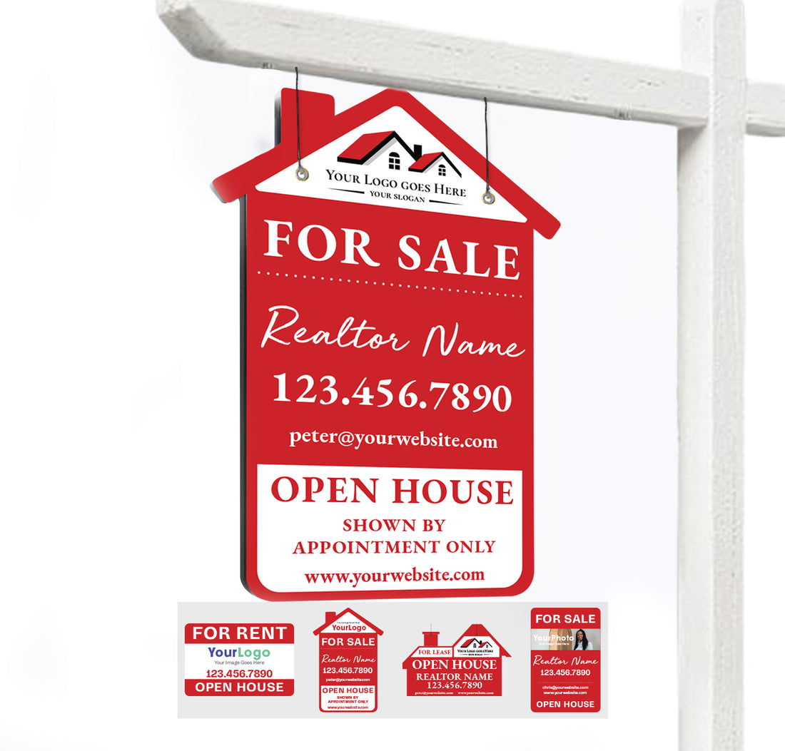 Personalized Metal Real Estate Agency Sign