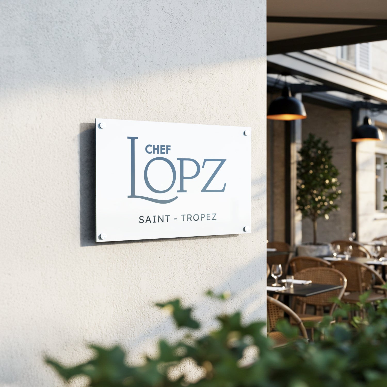Custom Acrylic Logo Signs, Restaurant Logo Signs