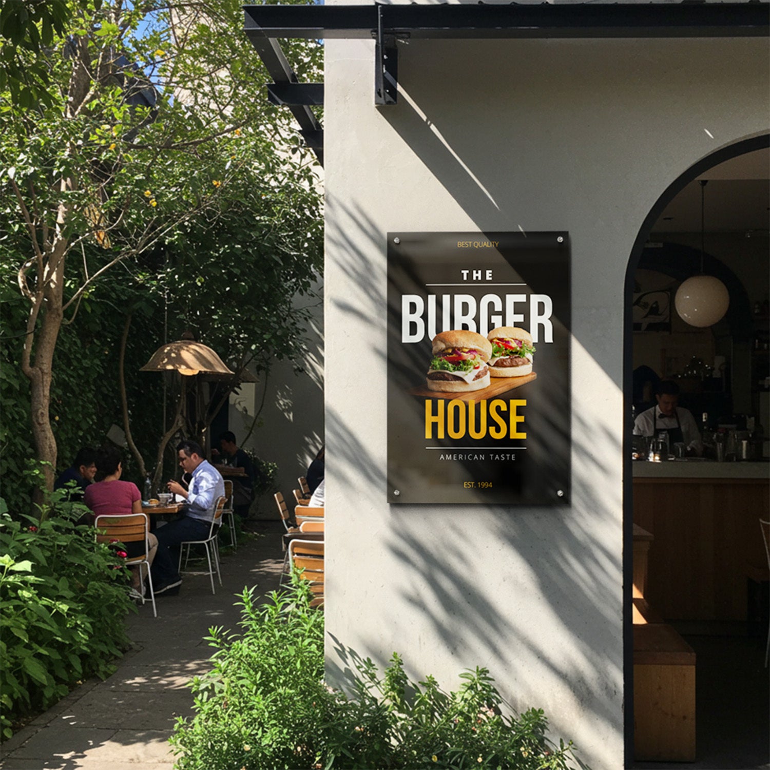 Custom Acrylic Logo Signs, Restaurant Logo Signs