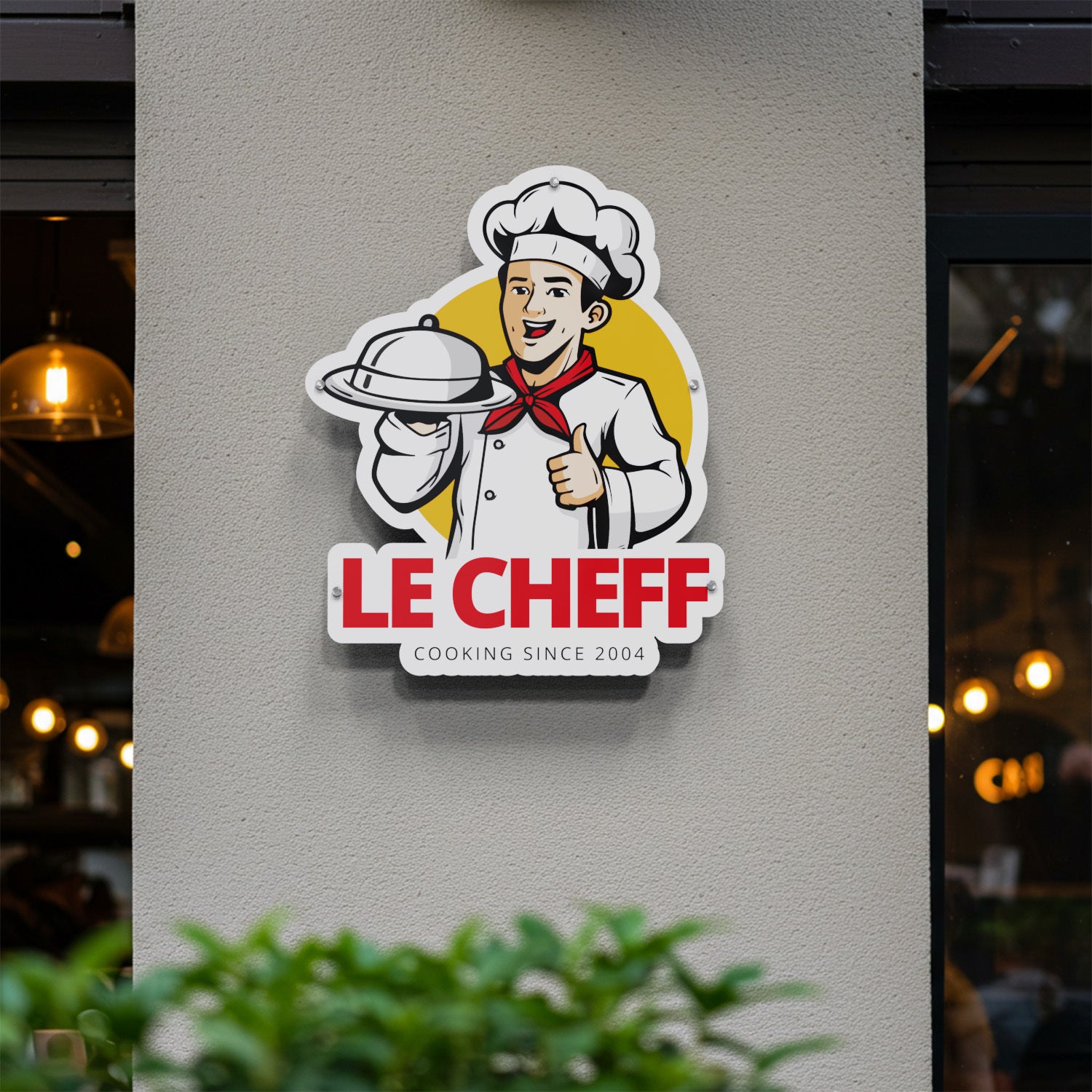 Custom Acrylic Logo Signs, Restaurant Logo Signs