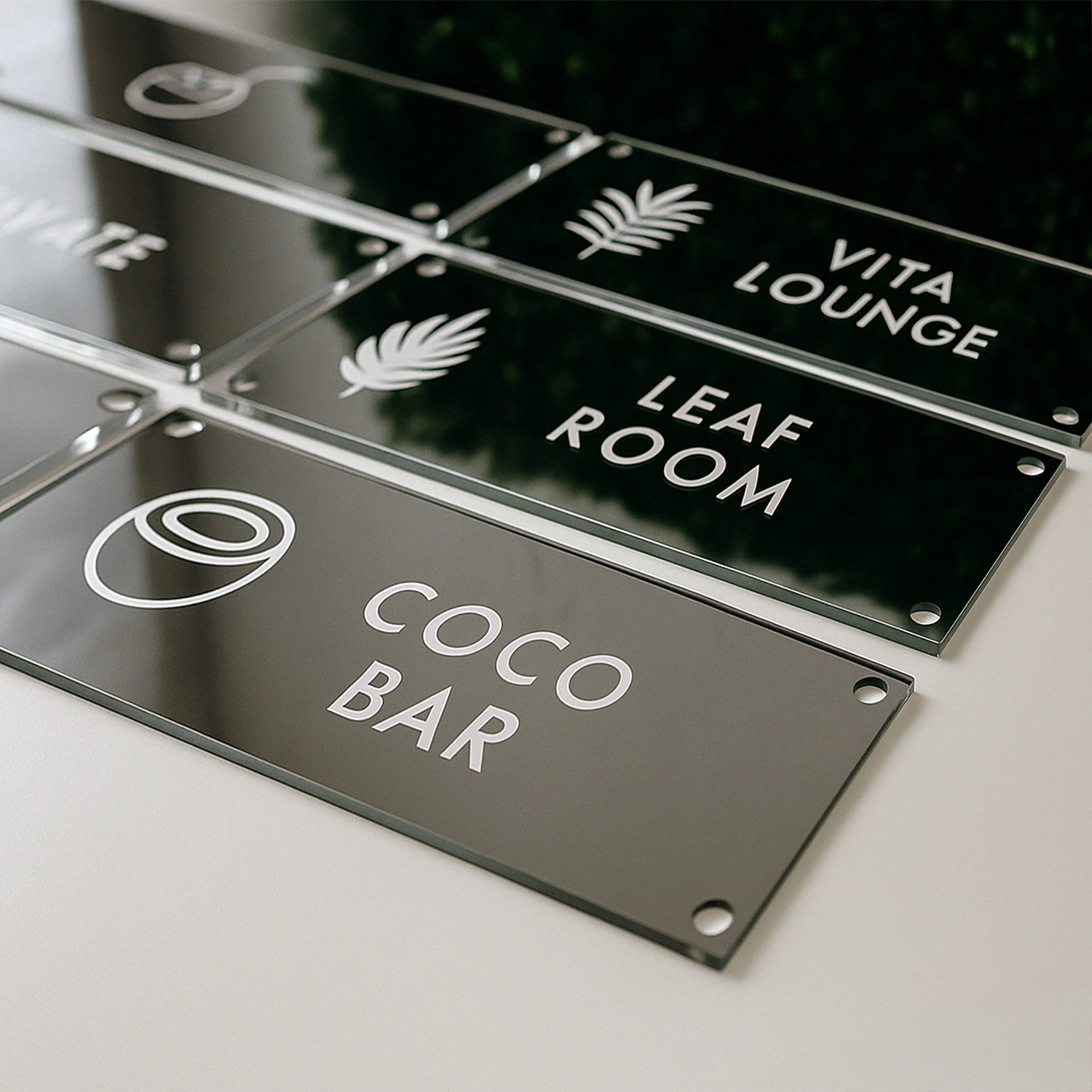 Mirror Acrylic Signs
